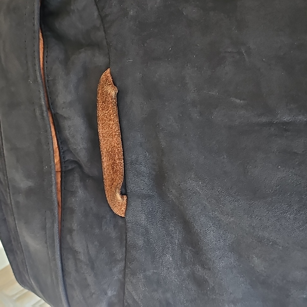 Silverado Leather Men's Vintage Bomber Jacket Medium - Picture 9 of 16